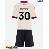 Camisa de Futebol Liverpool Jeremie Frimpong #30 Equipamento Secundário Infantil 2025-26 Manga Curta (+ Calças curtas)